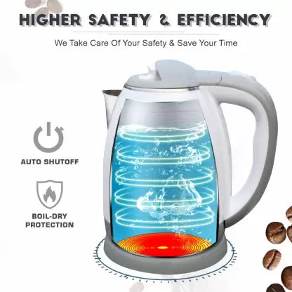 Inalsa Allure Electric Kettle (1.5 L, White, Grey) Inalsa Allure Electric Kettle (1.5 L, White, Grey)
